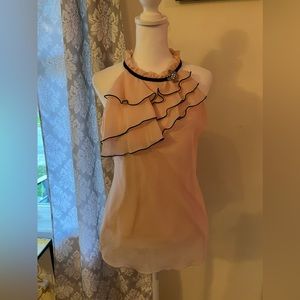 BCX sheer outer - fully lined gorgeous top! Never worn!